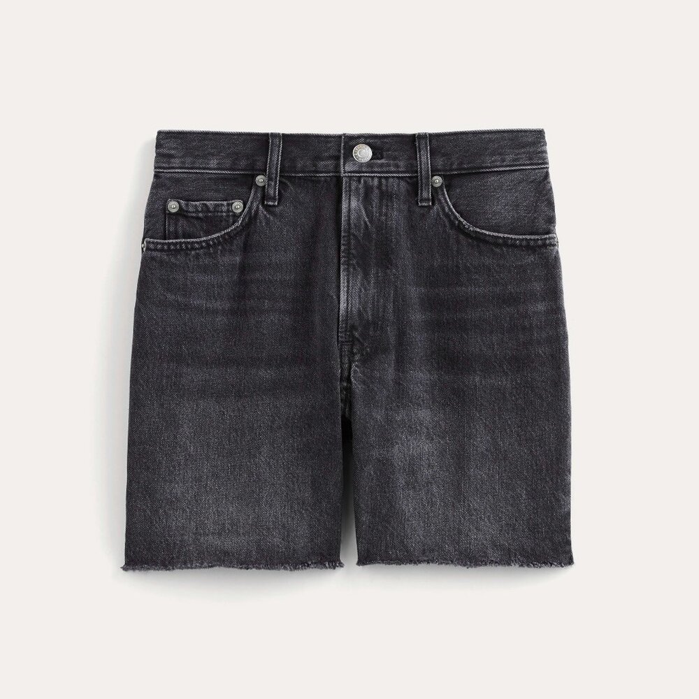 Everlane Women's Cheeky Jean Short in Vintage Black, Size 33